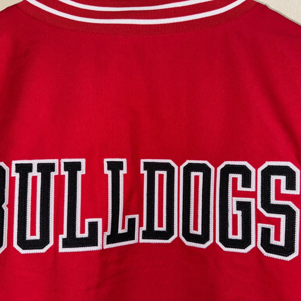 Champion Vintage GMC Georgia Military College Bulldogs V-Neck Sweatshirt Mens - Picture 8 of 13